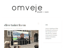 Tablet Screenshot of omveje.com